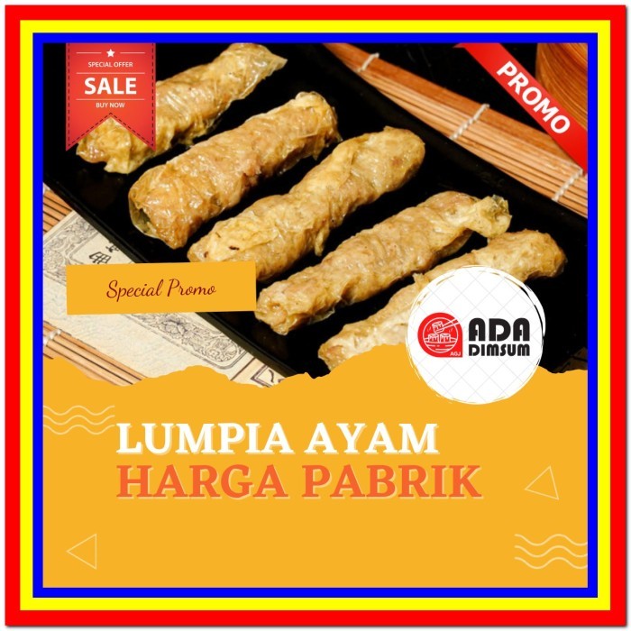 

Dimsum Lumpia Ayam isi 50 pcs - 50