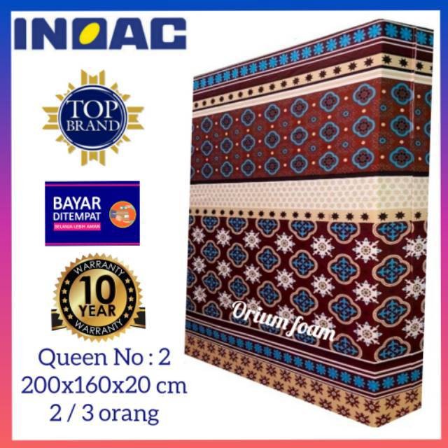 Kasur Inoac  No 2 size 200 x 160 x 20 cm