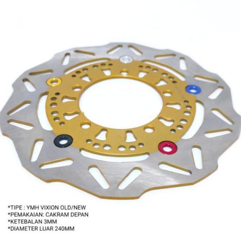Piringan Vixion Piringan Cakram Depan & Belakang Piringan Variasi Ukuran Standar Vixion Old,Vixion N