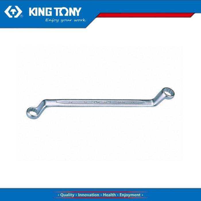KING TONY 1970081075° Offset Ring Wrench 8*10mm / Kunci Ring