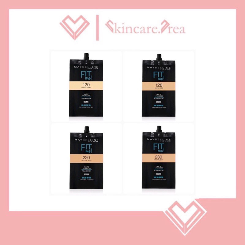 MAYBELLINE Fit Me Matte + Poreless Foundation SPF 22 Sachet 5ml