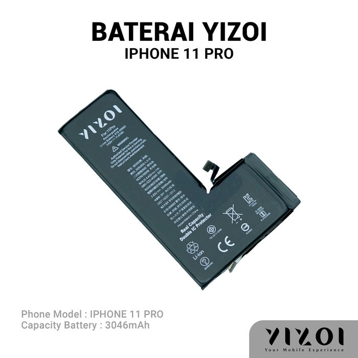 Baterai Kualitas Original YZI  Baterai IPHONE 11 PRO BATRE BATERAI BATRAI