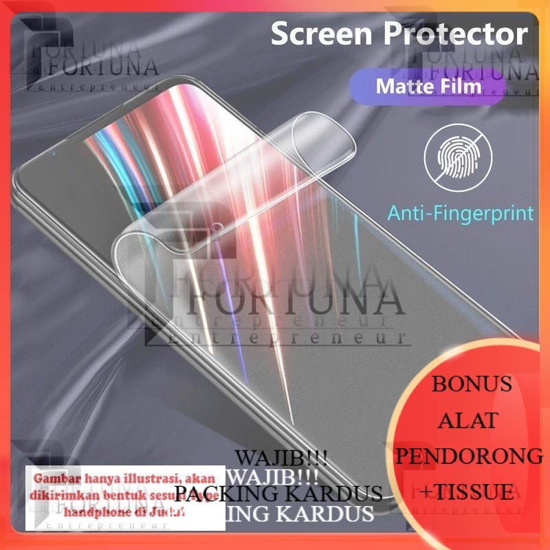 MURAH+COD Pelindung Layar dan skin Hydrogel Matte Seperti Embun - Untuk Semua Handphone