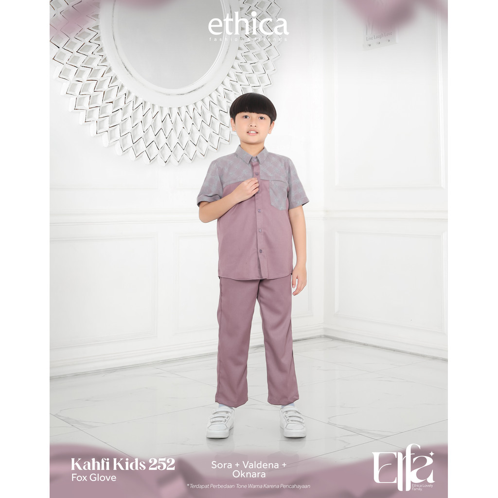 Sarimbit Lebaran Keluarga Koko Anak Kahfi Kids 252 Seragam Lebaran Baju Muslim Anak Lengan Pendek By