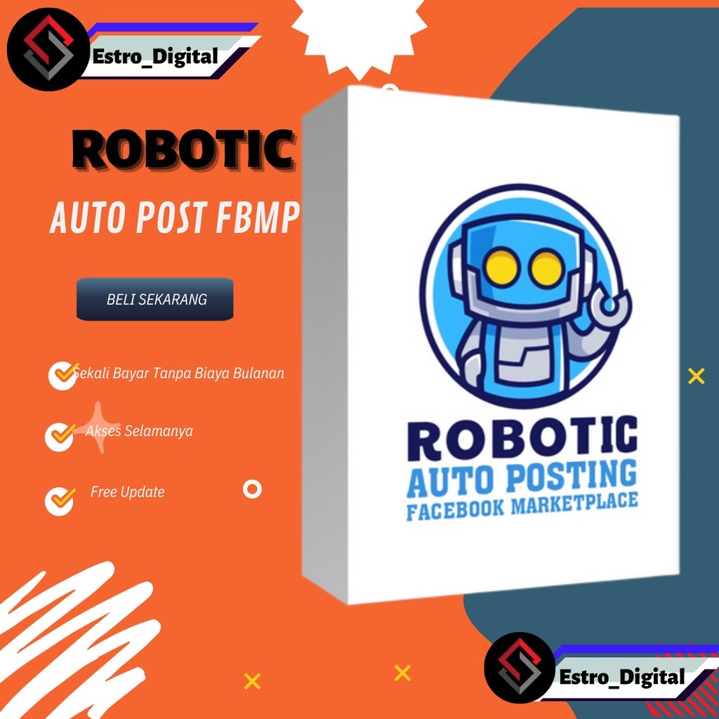 ROBOTIC SOftware Robot Auto Posting Facebook Marketplace | Upload Produk Otomatis