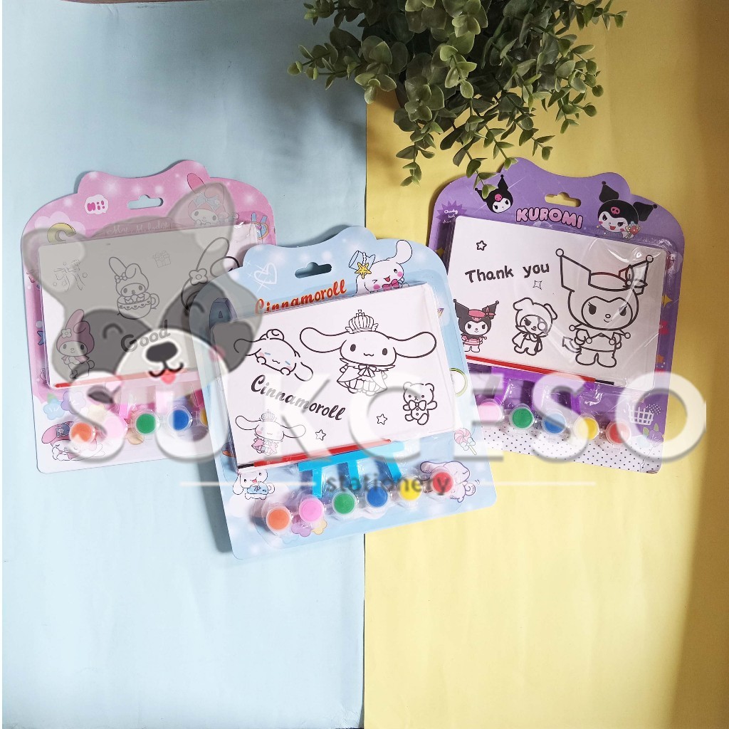 

Fancy Drawing Set Gambar SANRIO - YC 8007 / Paket Melukis Kuromi Cinnamoroll Melody Murah