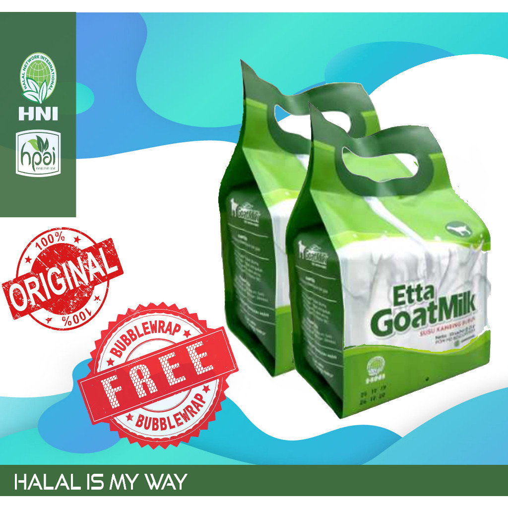 

Dijamin Original Alami Etta Goat Milk (EGM) | Susu Kambing Ettawa: Nutrisi Alami Paru-Paru dan Pernapasan Susu Herbal CPT