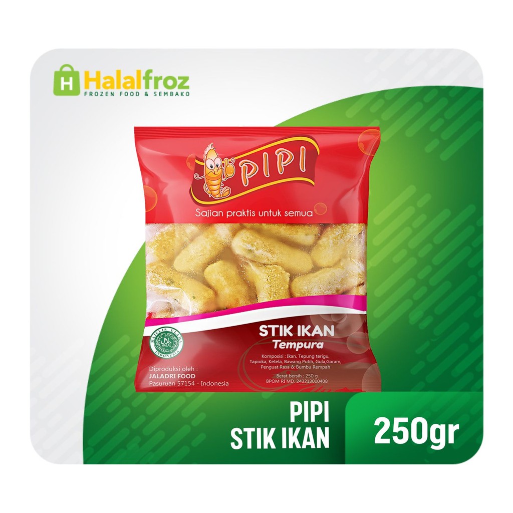 

Pipi Stik Ikan 250gr (24s) Enak