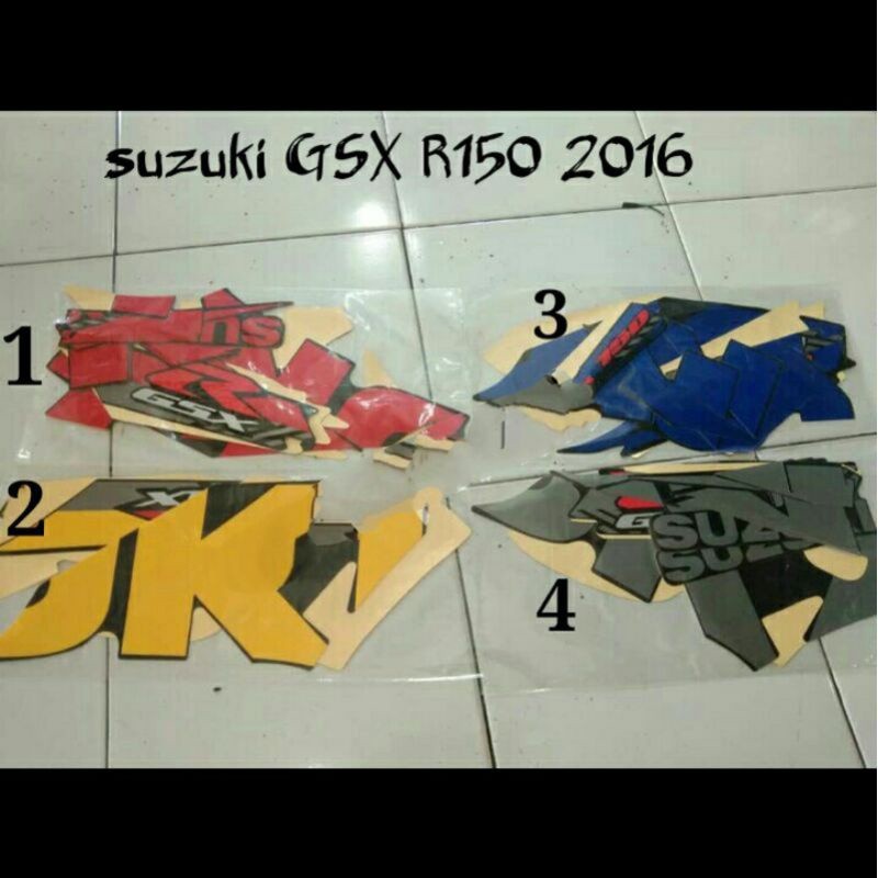 striping suzuki gsx 150r 2016 2017 sticker gsx 150r