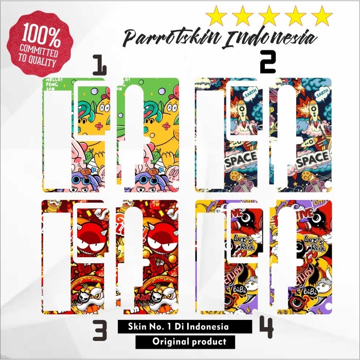 

Garskin Sticker Inner manto New doodle bisa Custom gambar