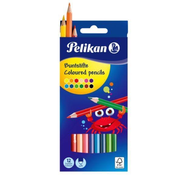 

(SET) Pensil Warna Panjang / Colored Pencils 12 Warna - Pelikan