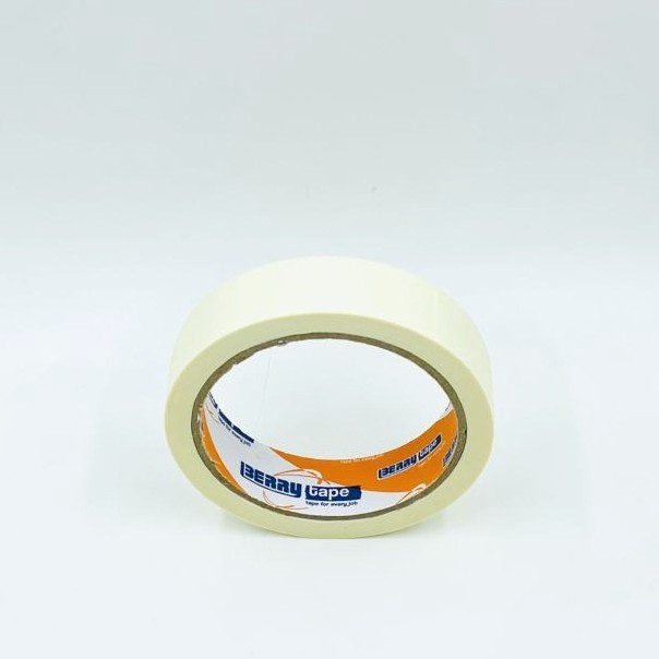 

Masking Tape Berry 1" inch 24 mm x 20 yard Lakban Kertas -Satuan