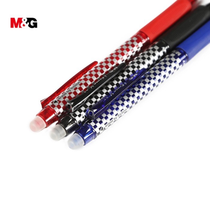 

Erasable Gel Pen Pulpen Bisa dihapus M&G i Erase V 0.7 MM Friction - Hitam