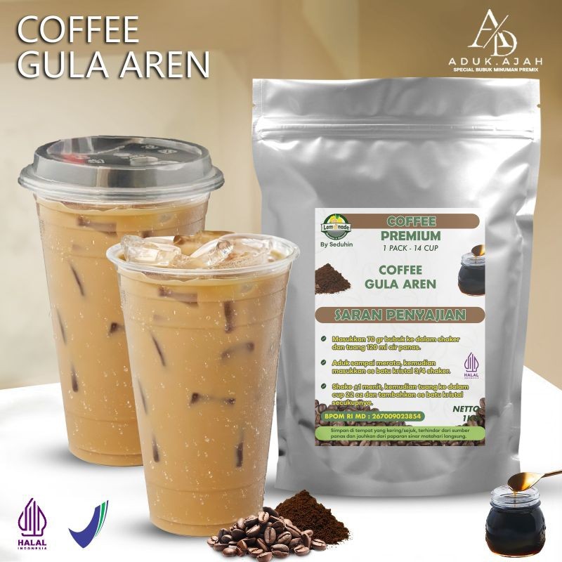 

Coffee Gula Aren 1 Kg Bubuk Pemanis Premium