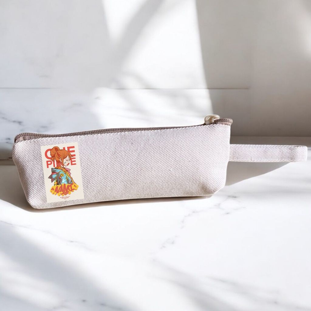 

Pinkstone Anime One piece Pouch Kanvas tempat pensil pencil cas anime karakter kartun manga jepang merchandise