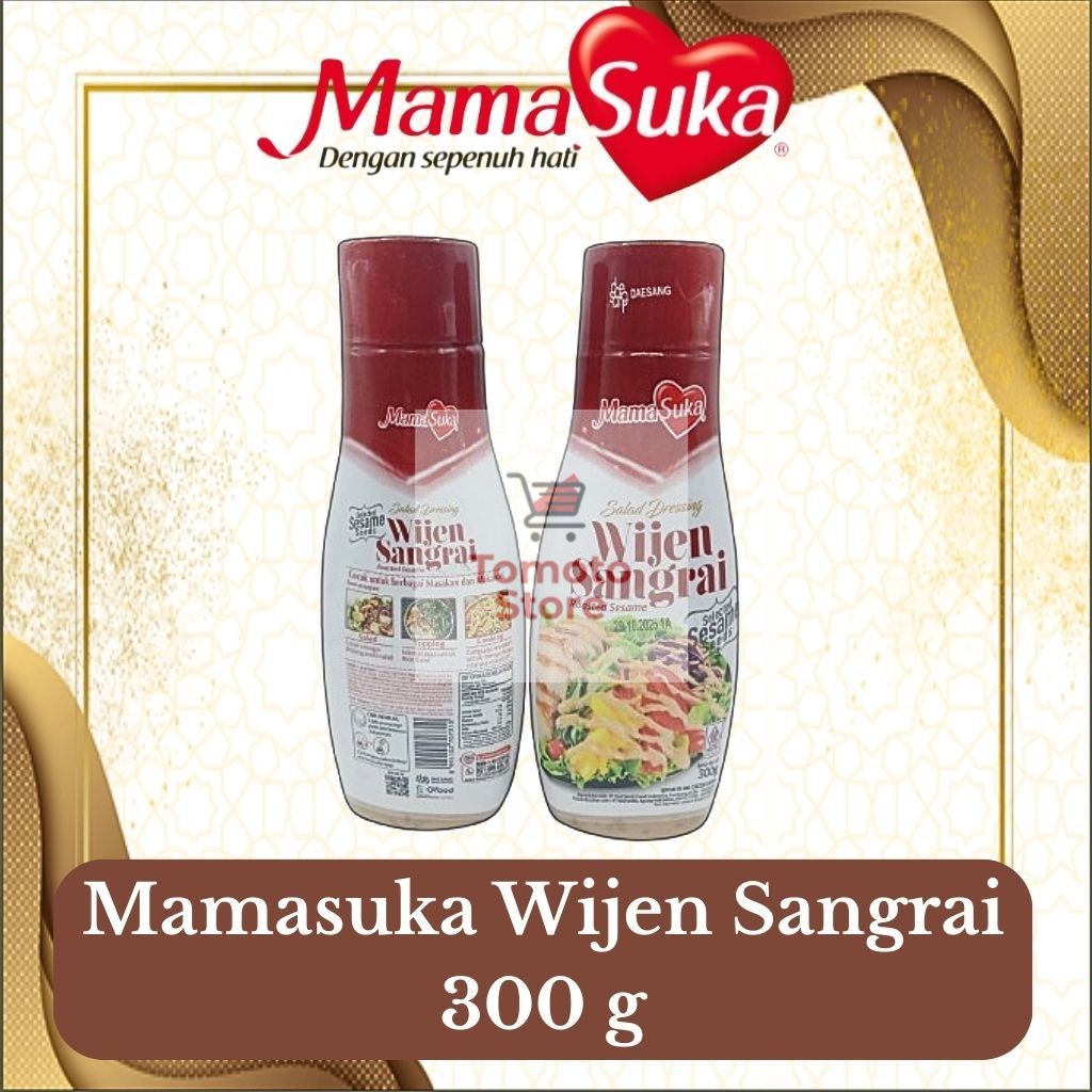 

✨ TOMOTOSTORE ✨ MAMASUKA Salad Dressing Wijen Sangrai Roasted Sesame 300 gr