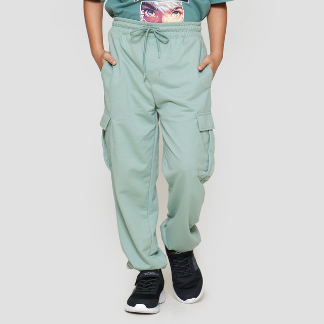 Nevada Pants Knit Cargo Jogger Anak Laki-laki 122008372