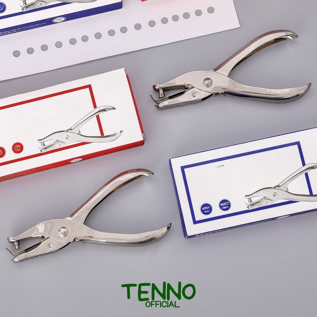 

TENNO Hole Punch 0.3mm 0.6mm Besi Pembolong Kertas 1 Lubang Reforator Hang Tag Puncher Bulat Circle