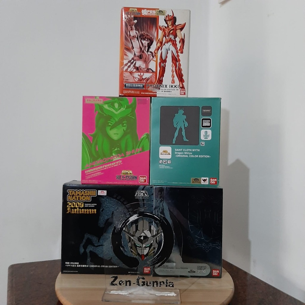 SCM Pegasus Seiya Andromeda Shun Cygnus Hyoga Dragon Shiryu Phoenix Ikki V1 Original Color Edition O