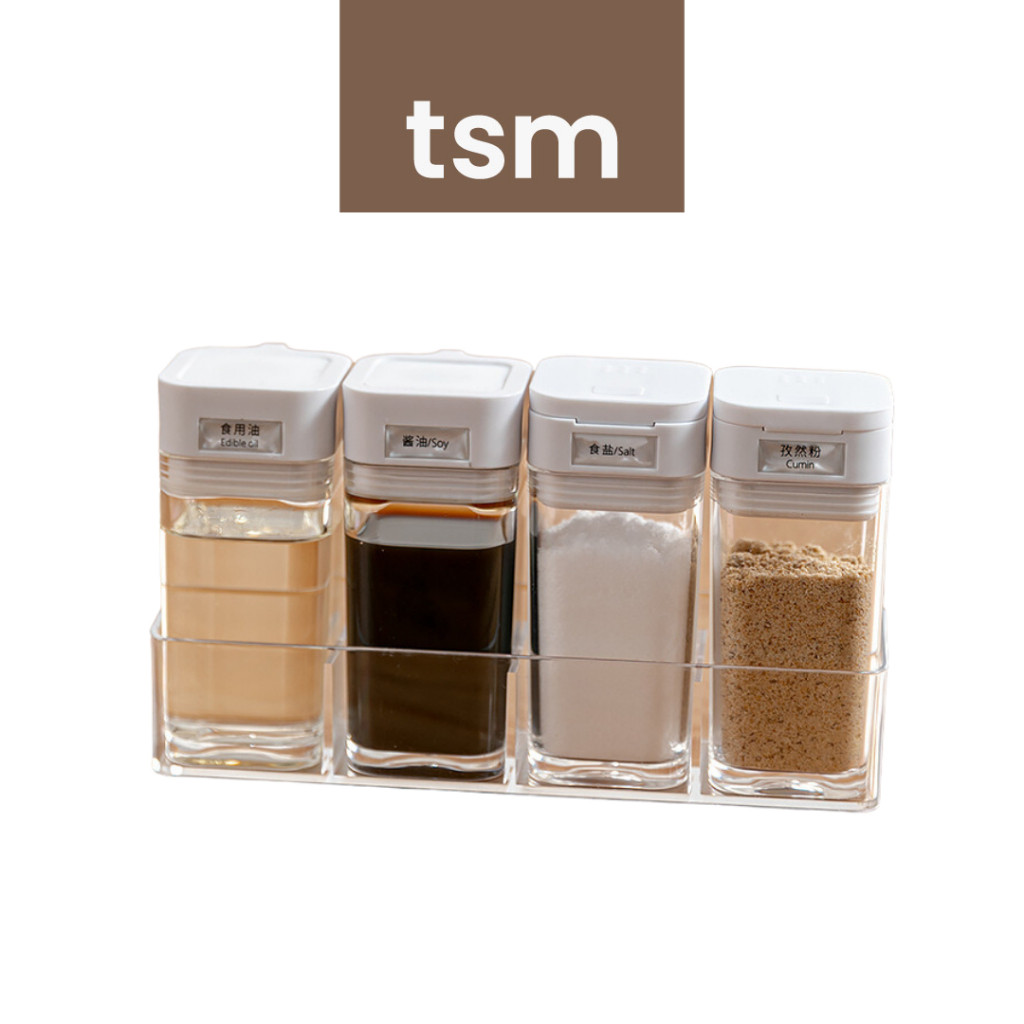PROMO HARI INI TSM Tempat Garam | Botol Bumbu Dapur Cair dan Padat Estetik | Botol Kecap | Botol Min