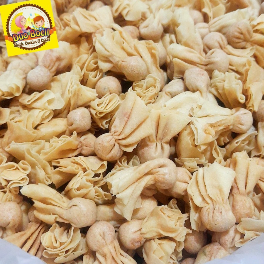 

Ekado Pangsit Abon Ayam Sarikaya 1 Kg - Duo Bocil Snack