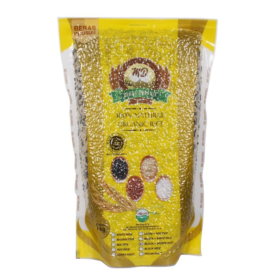 

MD Organic Black + Brown 1kg
