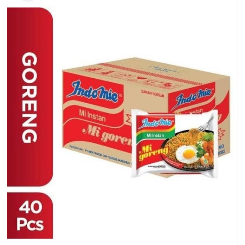 

INDOMIE GORENG 1 KARTON ISI 40pcs