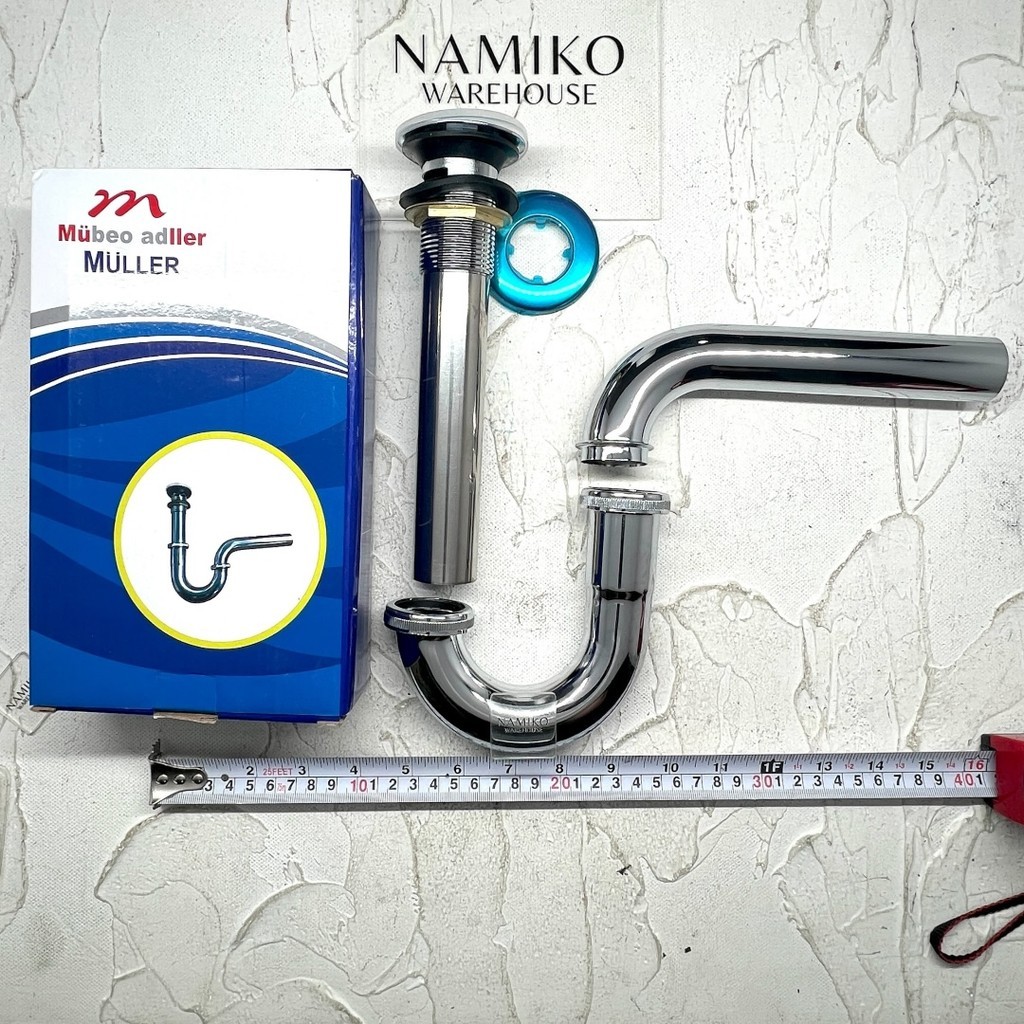 MULLER Sifon avur wastafel angsa stainless