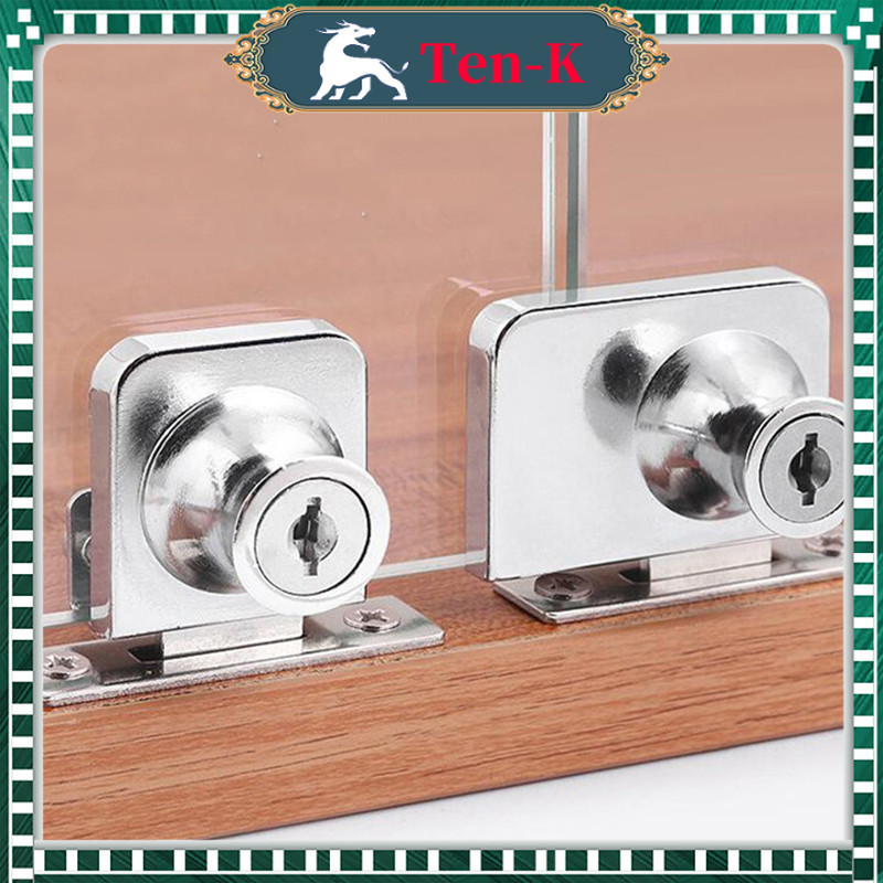 Kunci Lemari Etalase Kaca / Kunci Kaca Jepit Pintu / Lemari Kaca