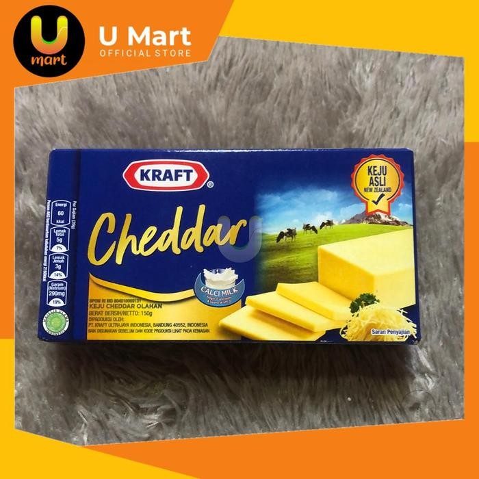 

U Mart - Keju Kraft Cheddar 150 gram