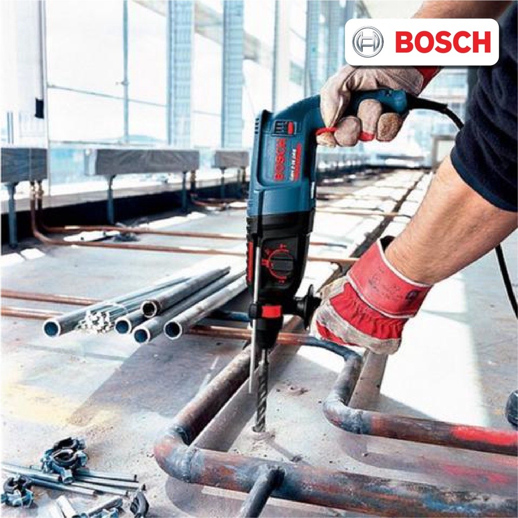 GBH 2-26 DRE Bosch Demolition Rotary Hammer / Bor Bobok Beton GBH2-26 + 3 DRILL SET