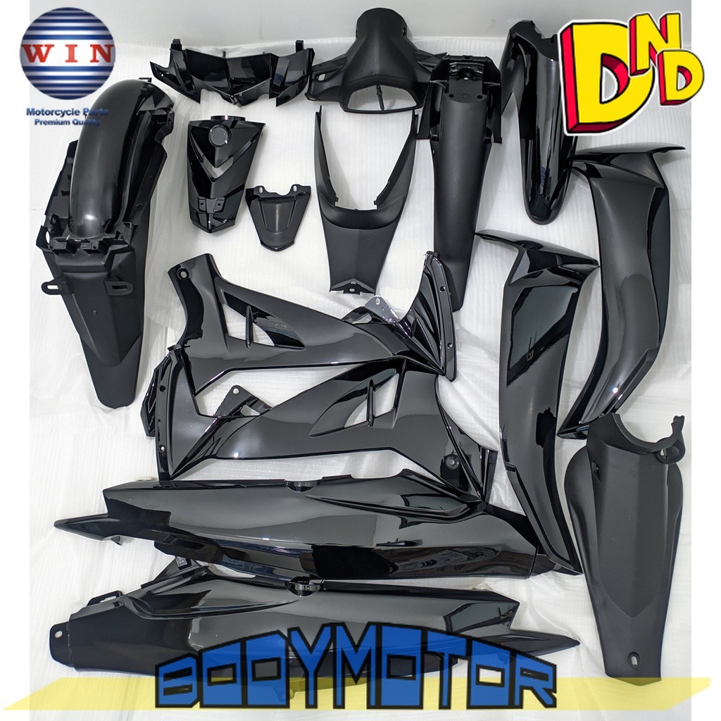 Full Body Vega R New 2006 2007 2008 2009 Hitam WIN | complete set bodi lengkap komplit kasar halus m