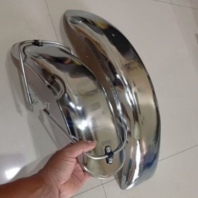 SPAKBOR SLEBOR DEPAN CUSTOM KAWASAKI W175 TIGER MP SCORPIO