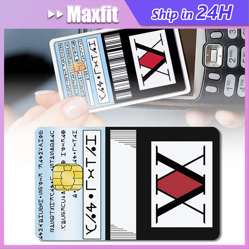 Stiker Sticker Kartu Atm Skin Card Anti Gores - Hunter x Hunter Edition SPESIAL HOLOGRAM Stiker