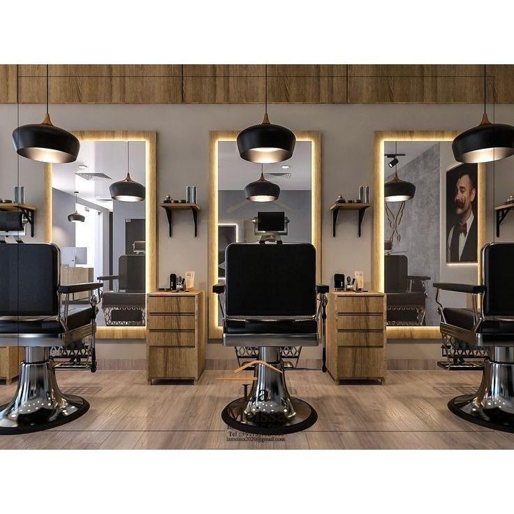 Kaca Cermin Salon Full Body Lampu Led Gantung Wastafel Kamar Mandi Aesthetic Persegi