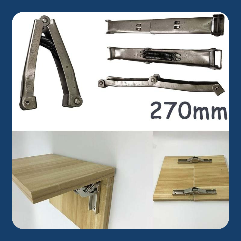 Engsel Kaki Meja Lipat Besi 270mm  Engsel Lipat Meja Dinding Flexible Engsel Universal  Engsel Kursi