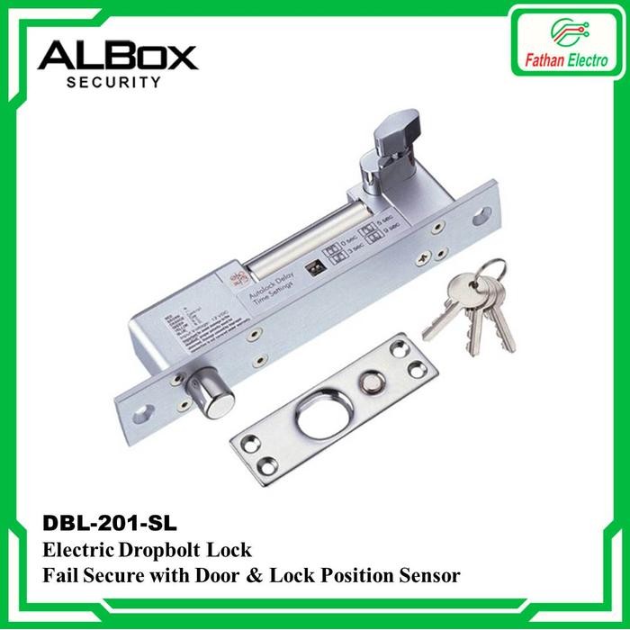 

Dropbolt Lock Fail Secure with Key Cylinder - Electric Drop Bolt ALBOX