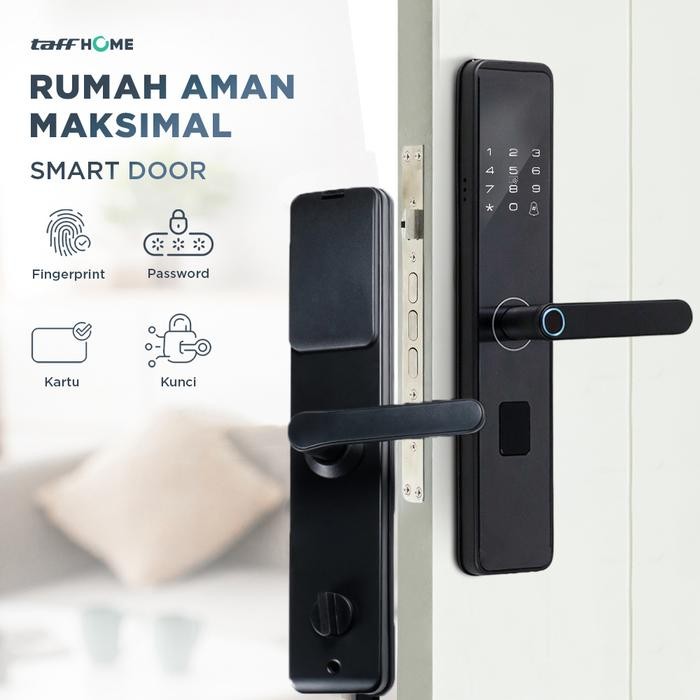 

Smart Door Lock Fingerprint Password Card Alarm