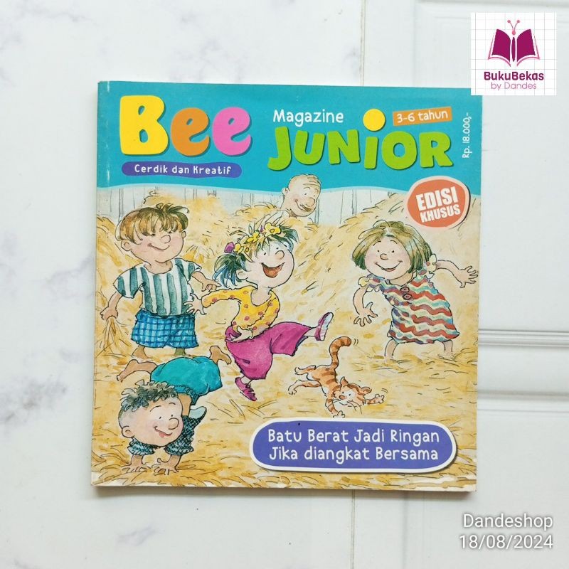Bee Magazine Junior - Edisi Khusus Batu Berat Jadi Ringan Jika Diangkat Bersama