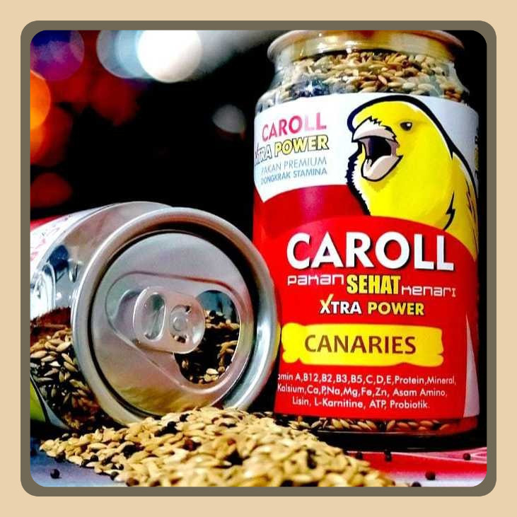 CAROLL KENARI PAKAN PENGGACOR KENARI SOLUSI UNTUK KENARI MACET BUNYI