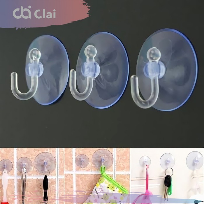 Silikon Kop Koop Kaca Alat Tempel Hook Suction Cup Dinding Kulkas Cermin Kaca Aquarium Keramik Cante