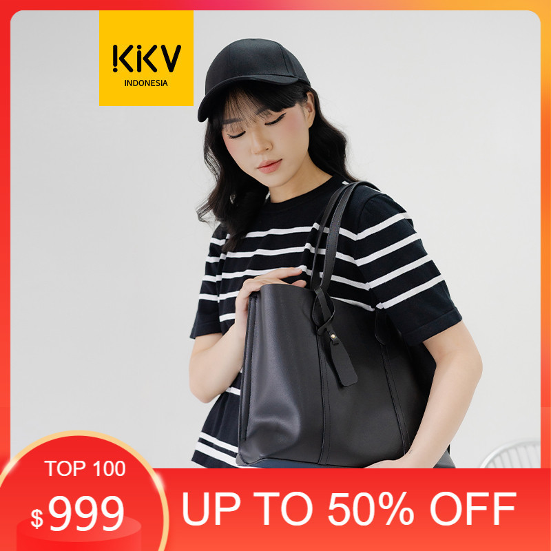 sale kkv  Dunns Tas Bahu Tote Bag Wanita/Women's Single Shoulder Bag/black/
