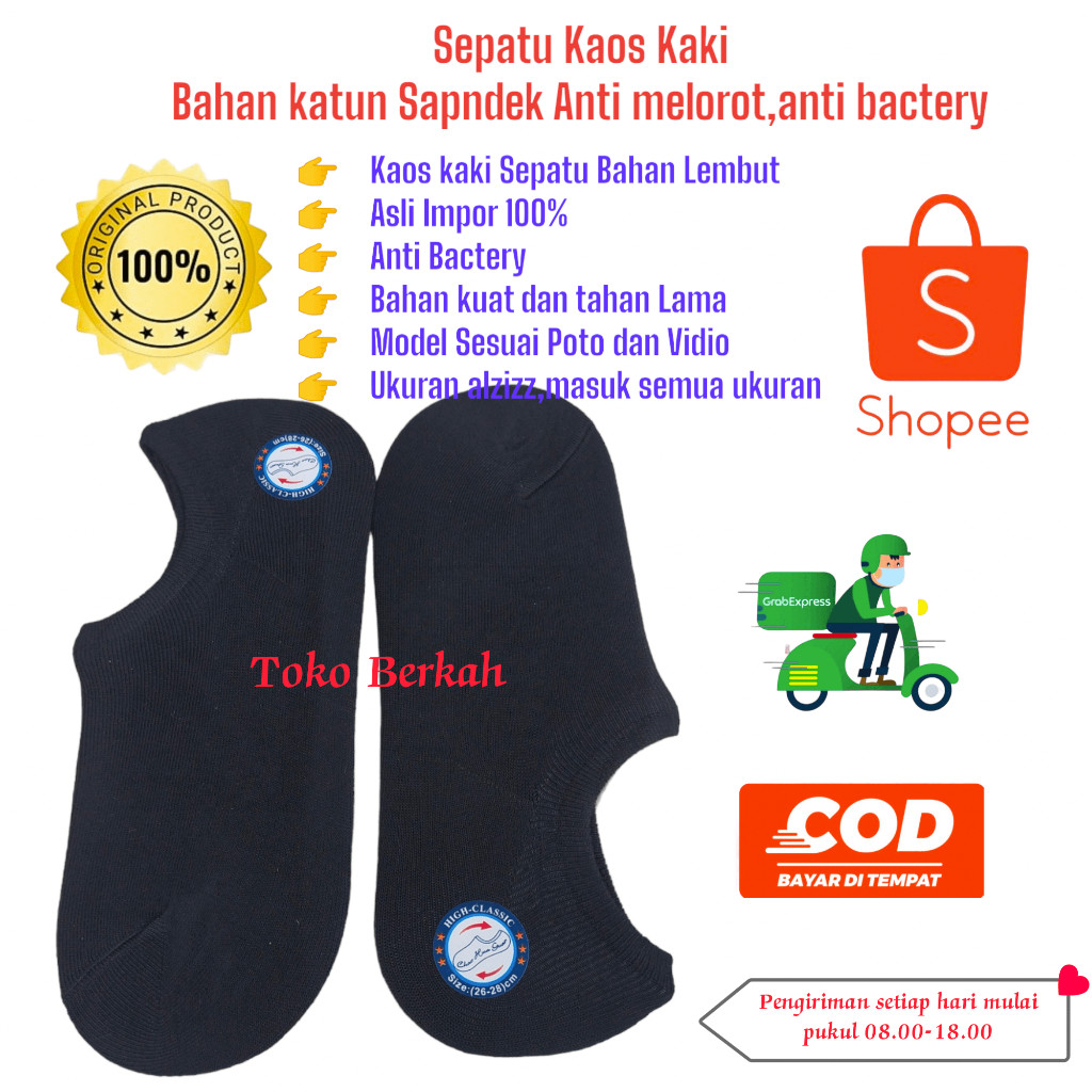 Kaos Kaki Mata Kaki Haji dan Umroh Bahan Katun Spandek 100%