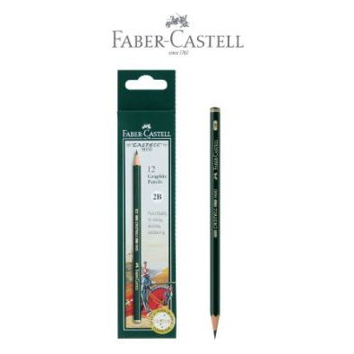 

RGT- 12 Pcs / 1 Pack Pensil Faber Castell 2B For Computer