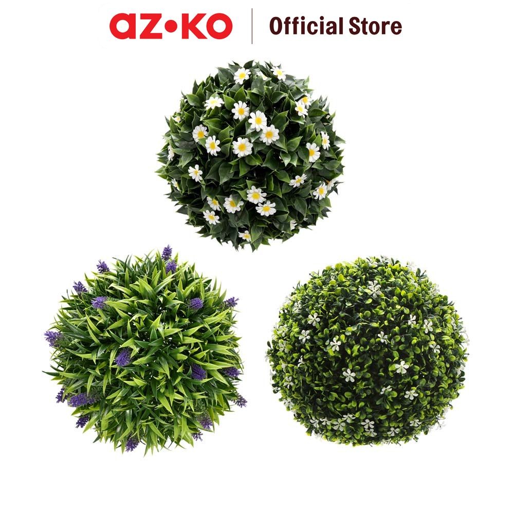 AZKO Cc grass 25 cm Melaboug Rumput Artifisial grass Ball Random Tumbuhan Buatan Artificial Grass De