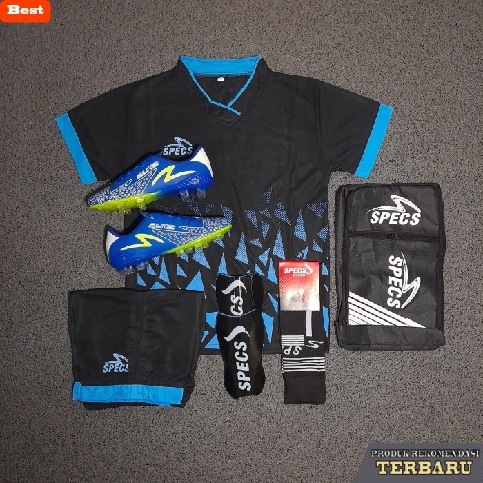 rekomendasi sepatu bola untuk kaki lebar PAKET COMBO 5 SET SEPATU SEPAK BOLA ANAK SPEC'S REACTO BLIT