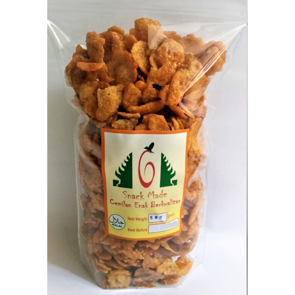 

Best Seller Snack Made - Emping Pedas 500 gram