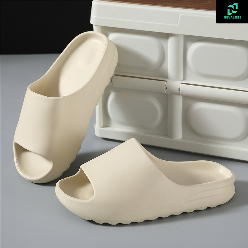 Sandal Wanita Terbaru Sandal Slop Kekinian Bahan Karet TEBAL EMPUK