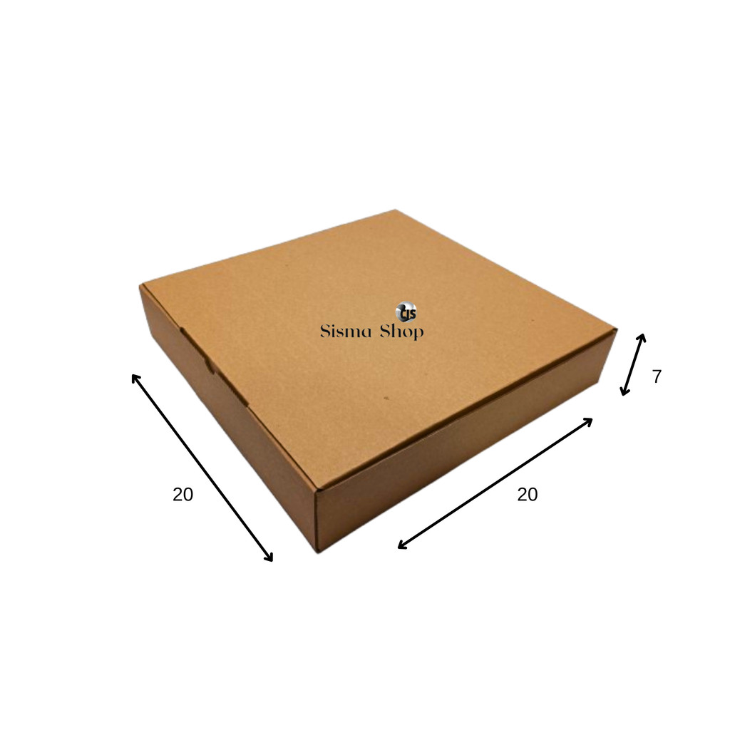 

Kardus Die Cut Polos Uk 20x20x7 cm / Box Pizza 20 x 20 x 7 cm