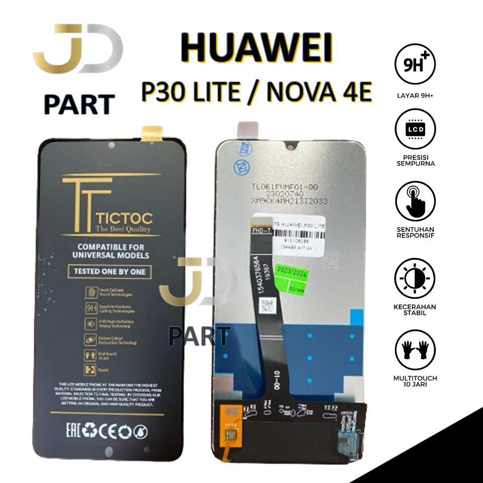 LCD HUAWEI P30 LITE / HONOR P30 LITE / NOVA 4E ORIGINAL FULL SET